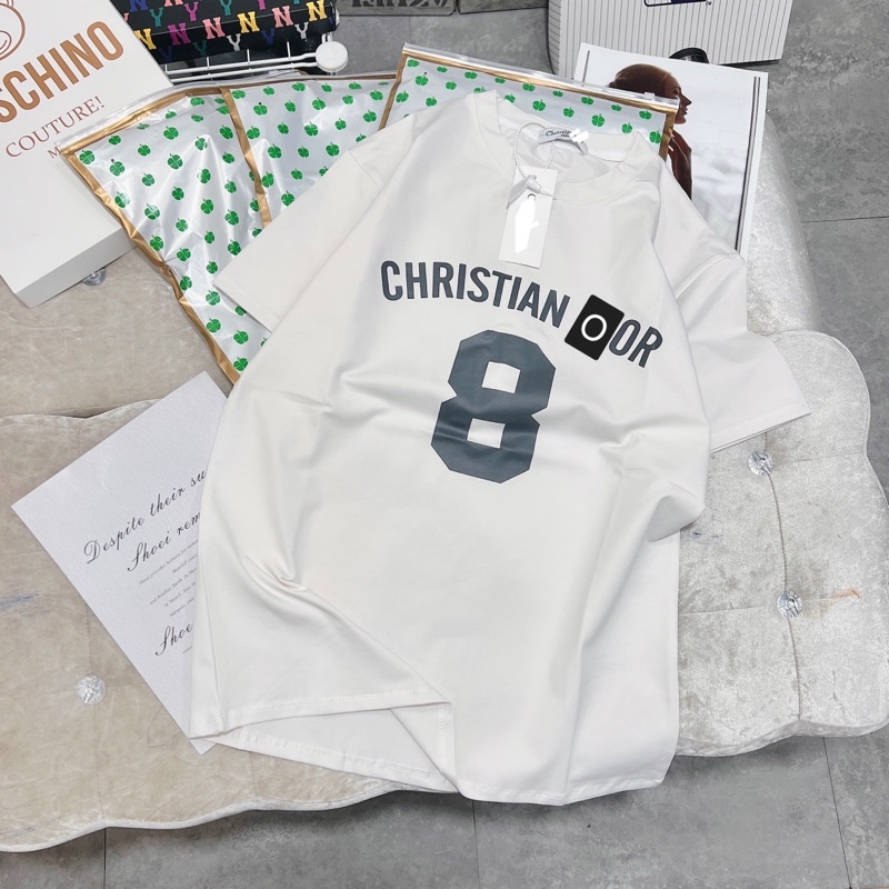 Áo thun phông form to rộng lke auth christan d io r