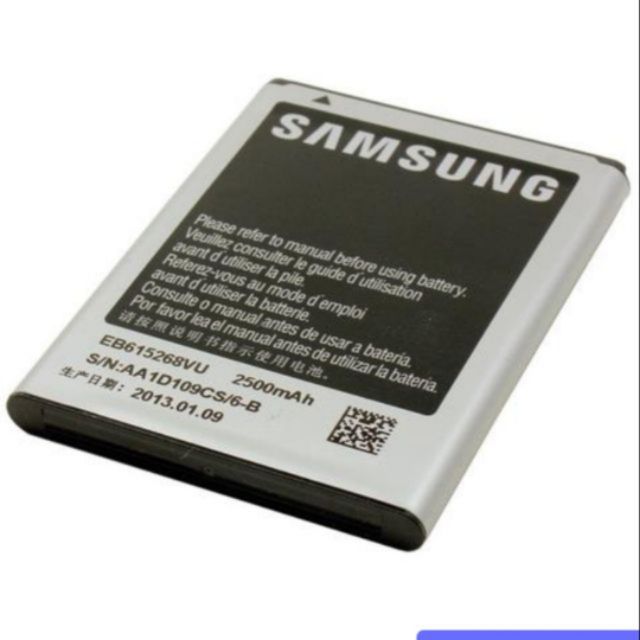Pin xịn Samsung Galaxy Note 1 E160 i9220 N7000 EB615268VU EB615268VA bảo hành 6 tháng