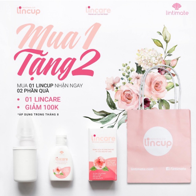 Cốc nguyệt san Lincup nhập khẩu chính hãng Lintimate