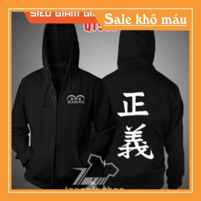 Áo khoác ĐEN hải quân ONE PIECE đẹp nhất rẻ chất lượng