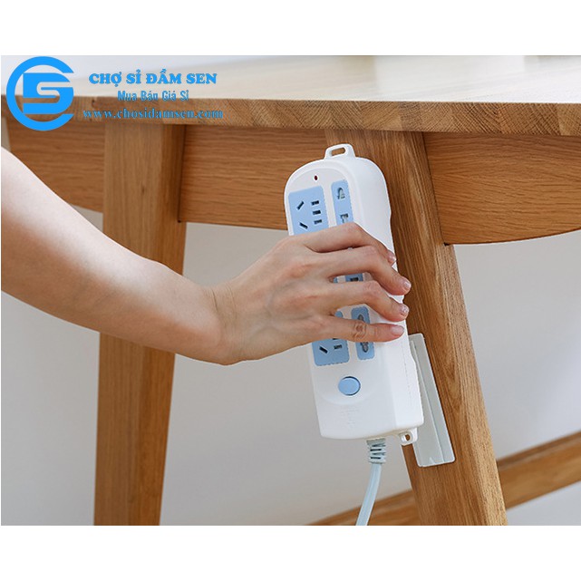 Bộ dụng cụ  vỉ treo cố định ổ cắm điện trượt thẳng siêu tiện dụng an toàn cho bé G77-TreoOCD-Vi