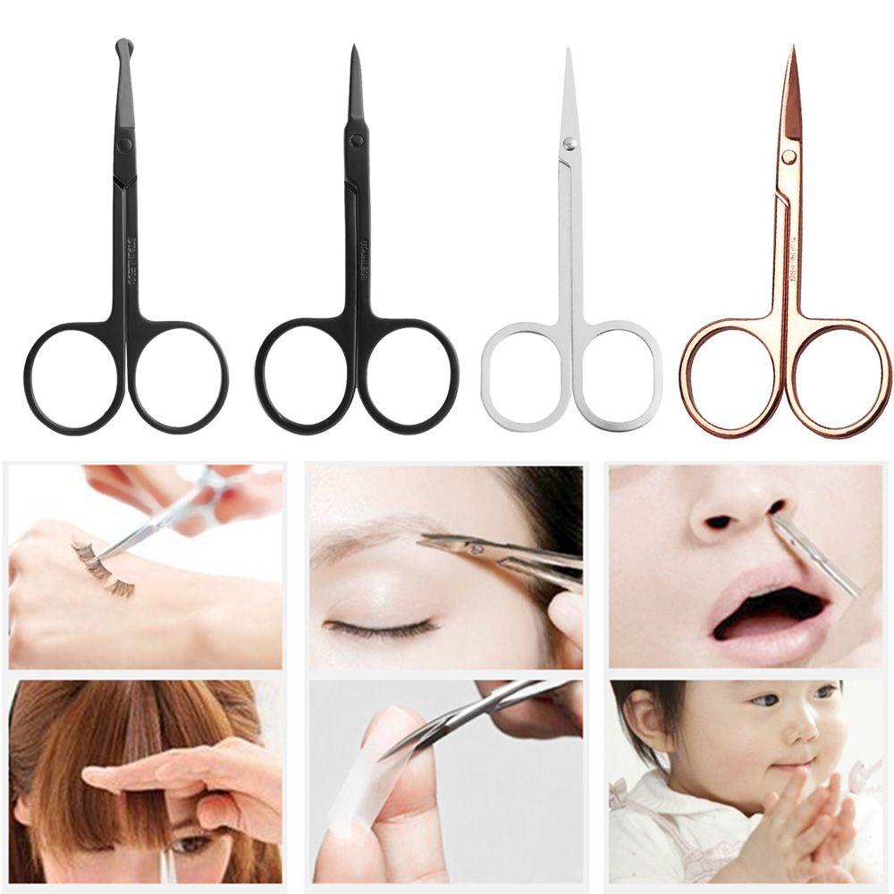 Kéo Tỉa Lông Mày / Mũi Bằng Thép Không Gỉ Tiện Dụng