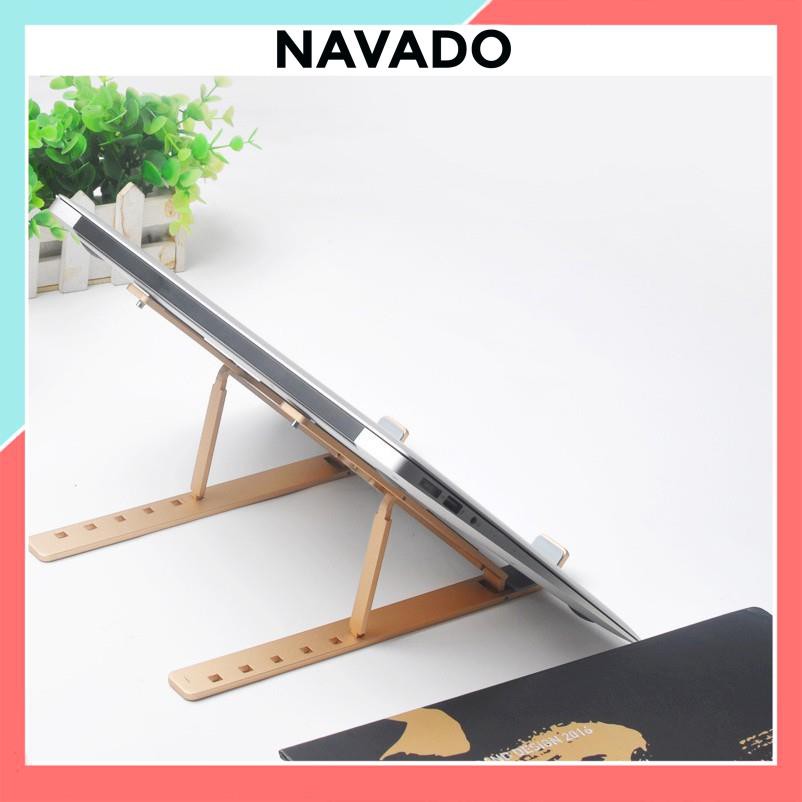 Giá đỡ LAPTOP , MACBOOK, IPAD bằng nhôm gấp gọn để bàn đa năng điều chỉnh độ cao tản nhiệt đế kê laptop N3 SUVADO