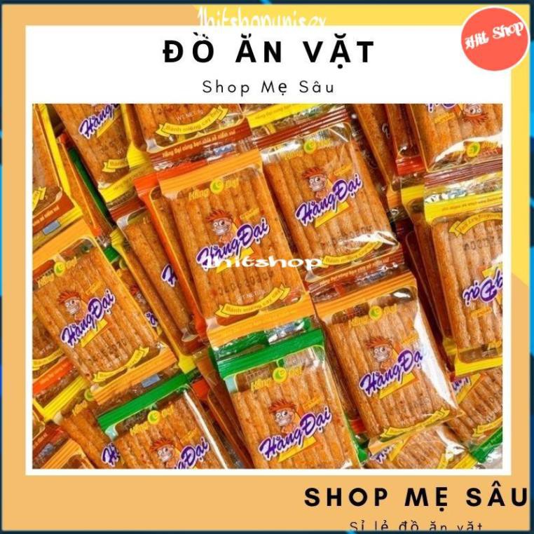 Combo 60 Gói Snack Sườn Dê  FREESHIP  Sườn Dê Miếng Cay Hằng Đại Nhỏ, Snack Cay Cay Siêu Ngon, Date Mới Nhất