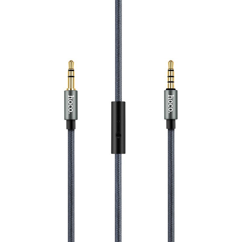 Cáp audio 2 đầu 3.5mm có mic dài 1 mét Hoco UPA04 chính hãng