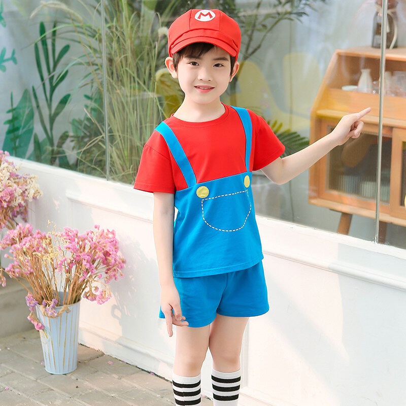 Bộ Trang Phục Cosplay Super Mario Dành Cho Trẻ Em