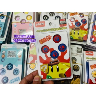 Núm bọc Joycon Nintendo Switch akitomo set 4 núm chụp analog joycon nintendo switch Lite