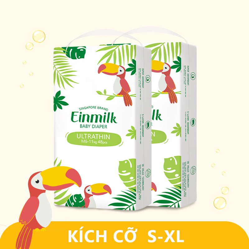 Tả dán mỏng Einmilk S58-M48-L42-XL36 miếng một bịch