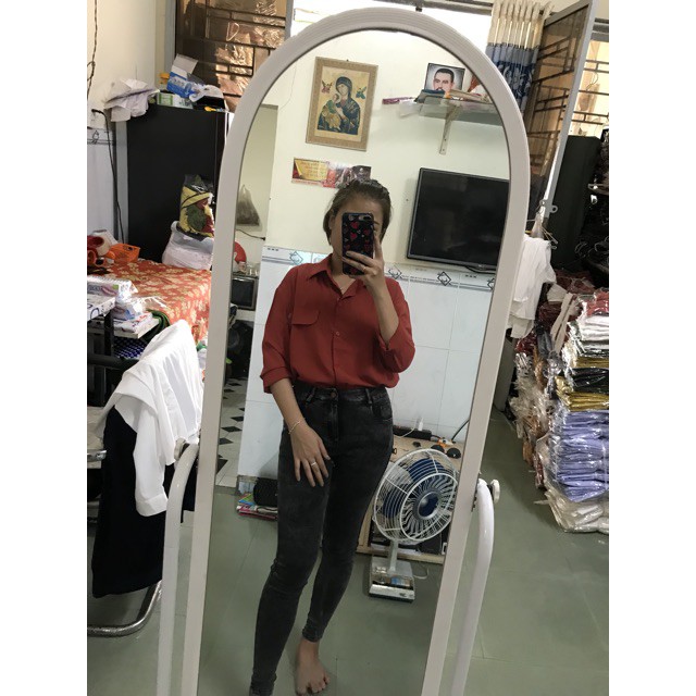 ÁO SƠ MI CÁCH ĐIỆU DÁNG RỘNG TTG109 | BigBuy360 - bigbuy360.vn