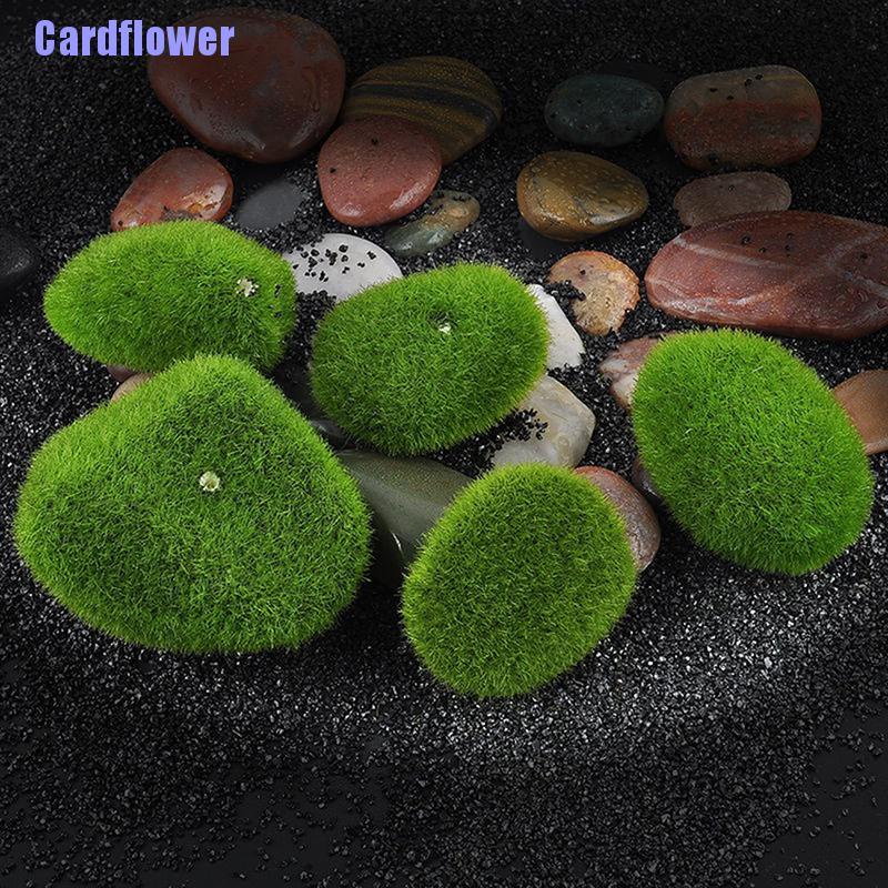 (Hàng Mới Về) Quả Bóng Đá Rêu Nhân Tạo Dùng Để Trang Trí