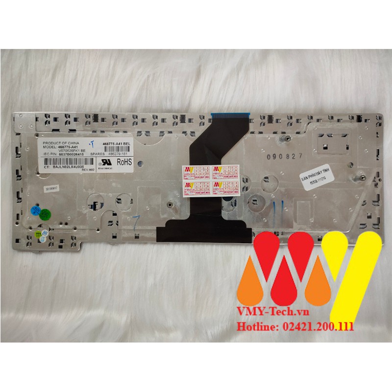 Bàn phím laptop HP Compaq 6530B 6535B 6735B NEW 100%