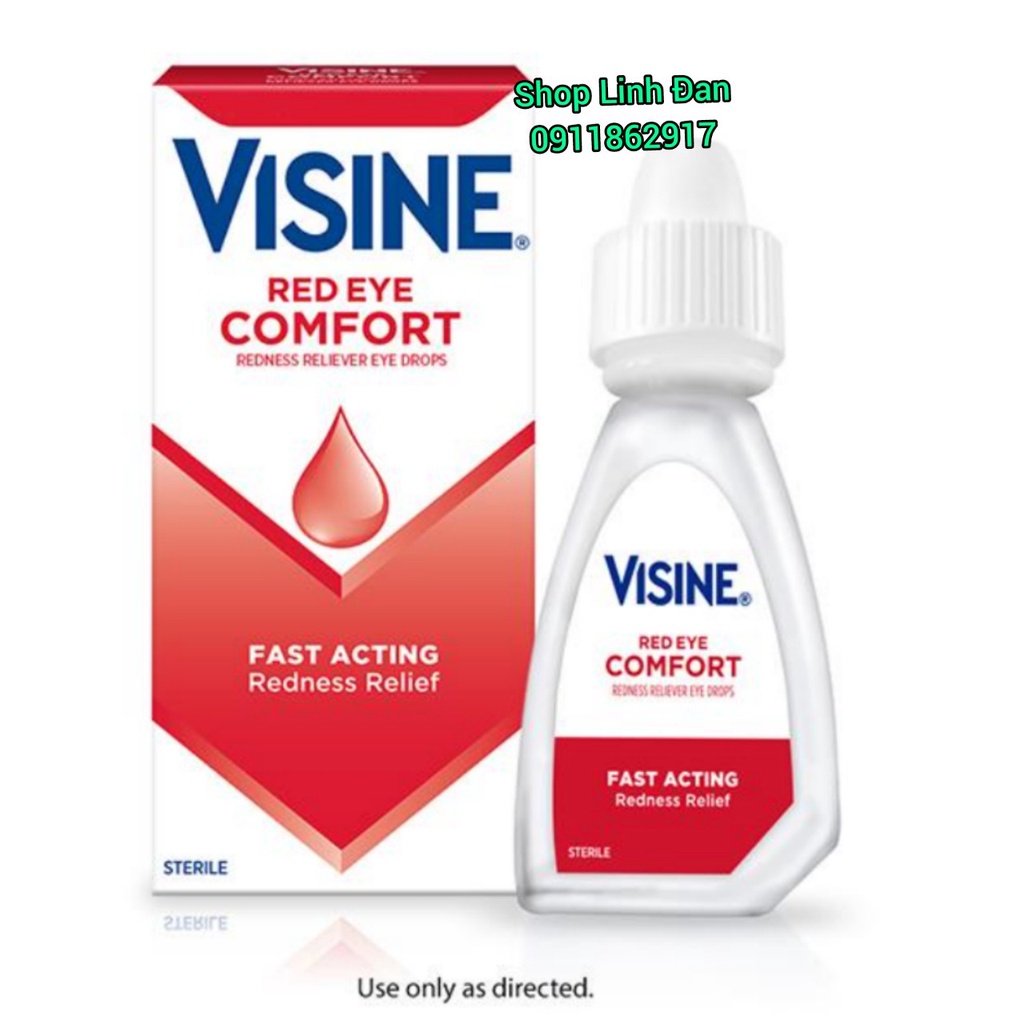 NHỎ MẮT VISINE MỸ 15ML DATE 2024