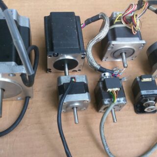 Motor giảm tốc 3 pha maxon, motor encoder, step motor ... cũ xịn rẻ