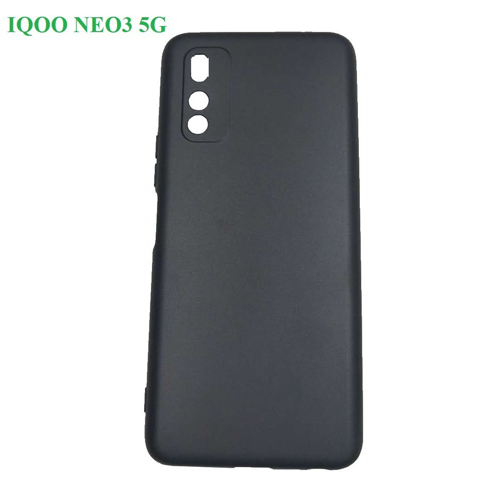 Ốp lưng Vivo IQoo Neo 3 iqooneo3 iq00 neo3 / IQ00 Z1x - Ốp lưng dẻo đen chất liệu cao cấp chống bám mồ hôi và bụi bẩn