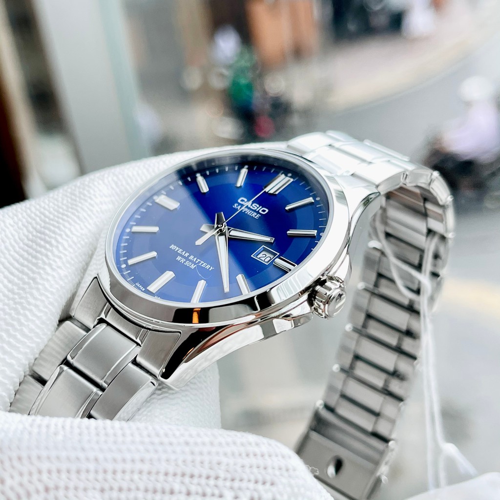 Đồng Hồ Casio Nam Dây Kim Loại MTS-100D-2AVDF Chính Hãng