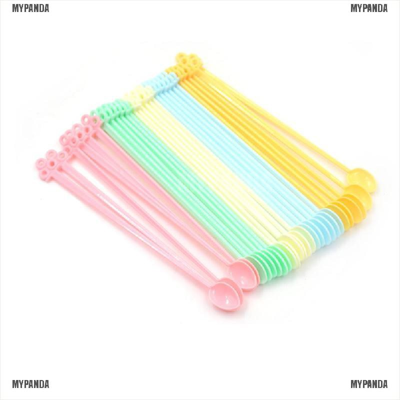 Bộ 30 muỗng nhựa mini trang trí dùng 1 lần