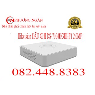 Đầu ghi hình 4 kênh hikvision ds-7104hghi-f1 2.0mp + 5 camera ip