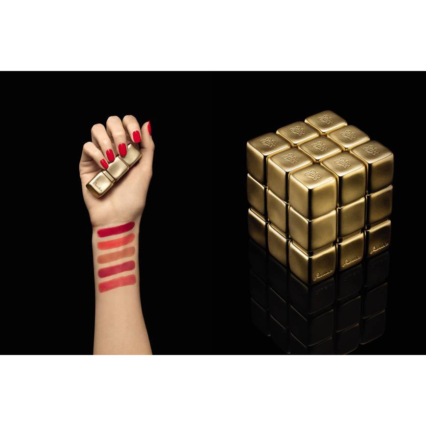 Son Guerlain Kiss Kiss Matte M331 Chilli Red 3.5 gr Hàng Chuẩn 100%