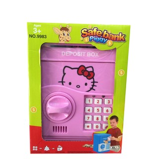 két sắt mini hình mèo kitty và heo peppa pig