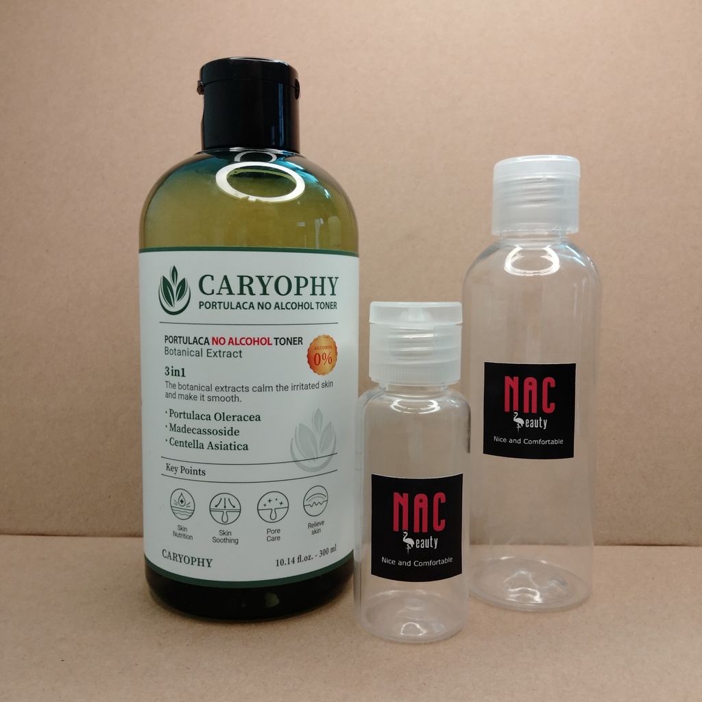 Nước hoa hồng giảm mụn mờ thâm Caryophy Portulaca Toner 300ml _ Caryophy Chính Hãng