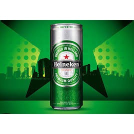 BIA HEINEKEN LON 330ML x 24