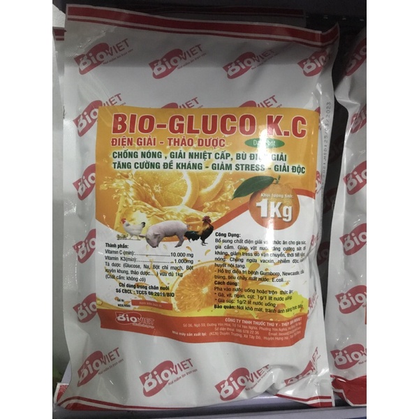 Điện giải Gluco KC thảo dược 1kg