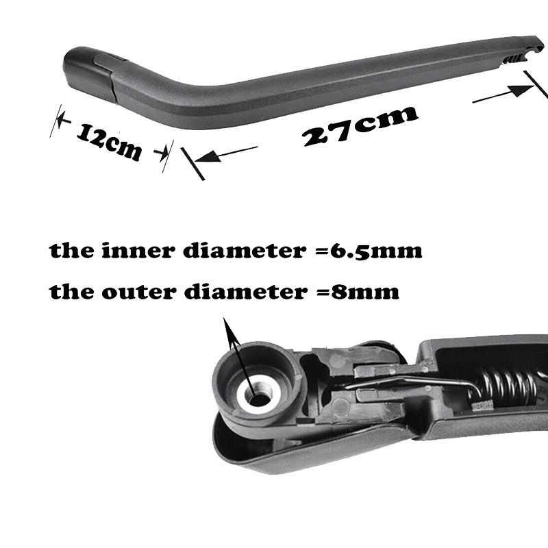 Cần Gạt Nước Kính Chắn Gió Phía Sau Cho Xe Hơi Toyota Fortuner 2008-2017