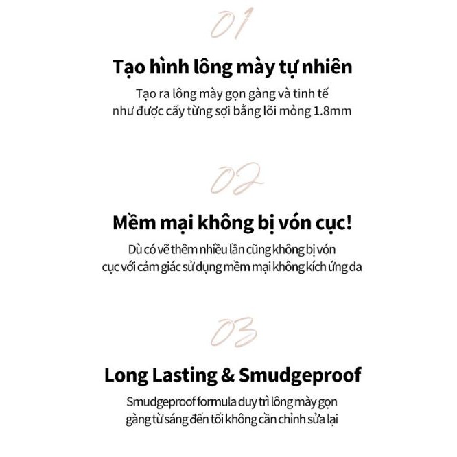 [SISTER ANN] Chì kẻ lông mày đầu mảnh (2 màu) 0.1g | BigBuy360 - bigbuy360.vn