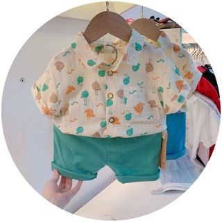 (8-18kg)QCCC Set bộ bé trai QC cao cấp