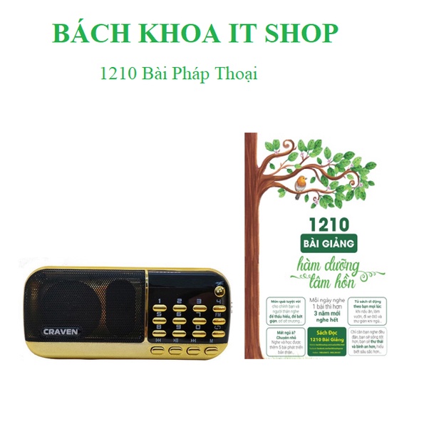 Loa Đài Hãng CRAVEN 836S 1210 Bài Pháp Thoại Hàm Dưỡng Tâm Hồn