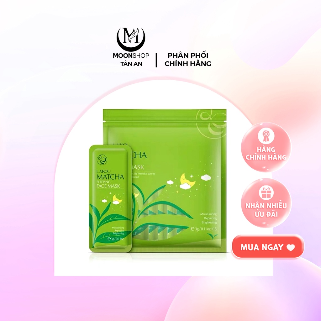 Mặt Nạ Bùn Trà Xanh matcha Laikou