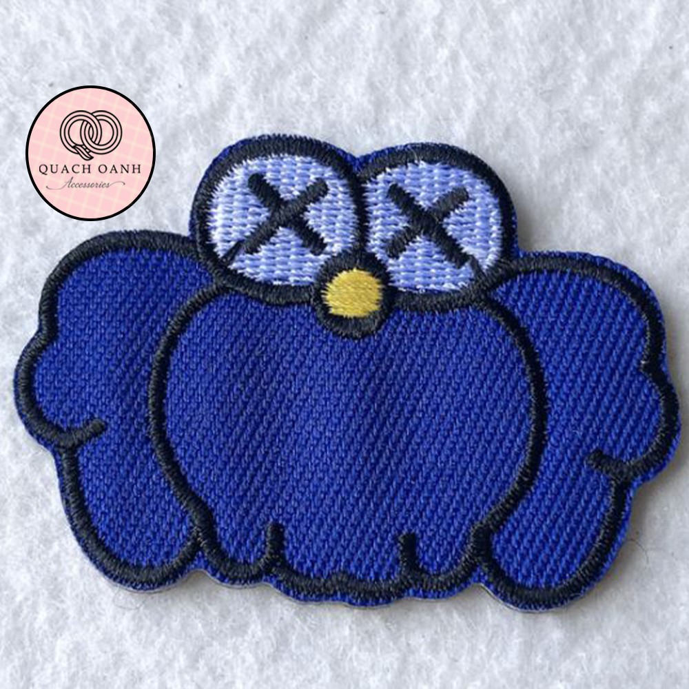 Sticker nhãn dán vải thêu hình phim hoạt hình trang trí sổ, vở, mũ bảo hiểm - ST22