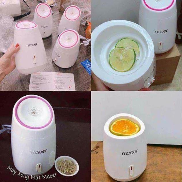 MÁY XÔNG HƠI MẶT THẢO DƯỢC, HOA QUẢ TỰ ĐỘNG 2 IN 1 MAOER (GIAO MÀU NGẪU NHIÊN) ( tuyển khách sỉ)