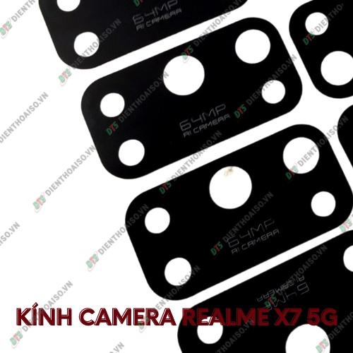 Mặt kính camera realme x7 5g có sẵn keo