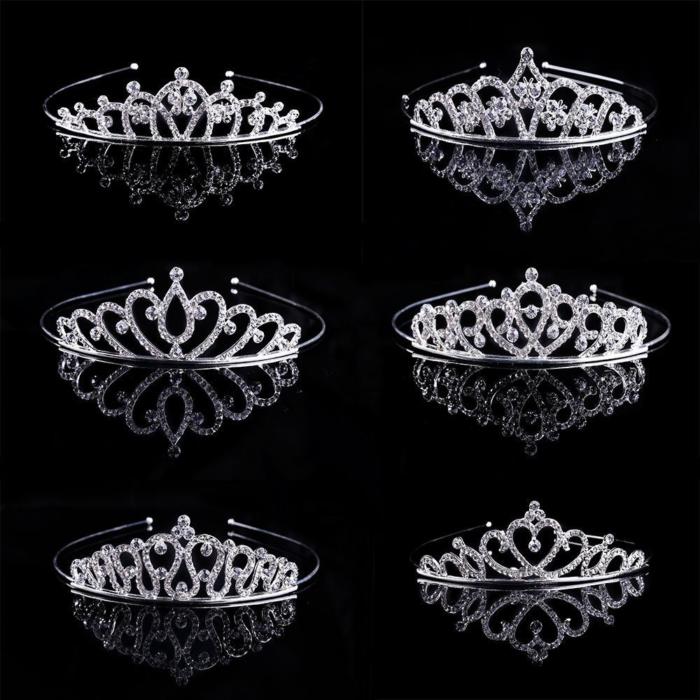 Băng Đô Cài Tóc Hình Vương Miện / Trái Tim / Bướm Thời Trang Cho Cô Dâu