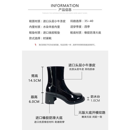 Giày bốt  nữ cổ cao khoá sườn đế cao cá tính bốt nữ cổ cao đế cao cá tính