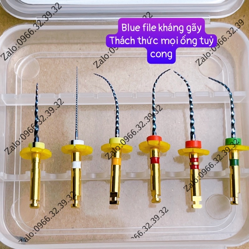 Trâm máy nội nha, trâm dẻo kháng gãy S3 Blue File máy nội nha kháng gãy File máy S3 Blue