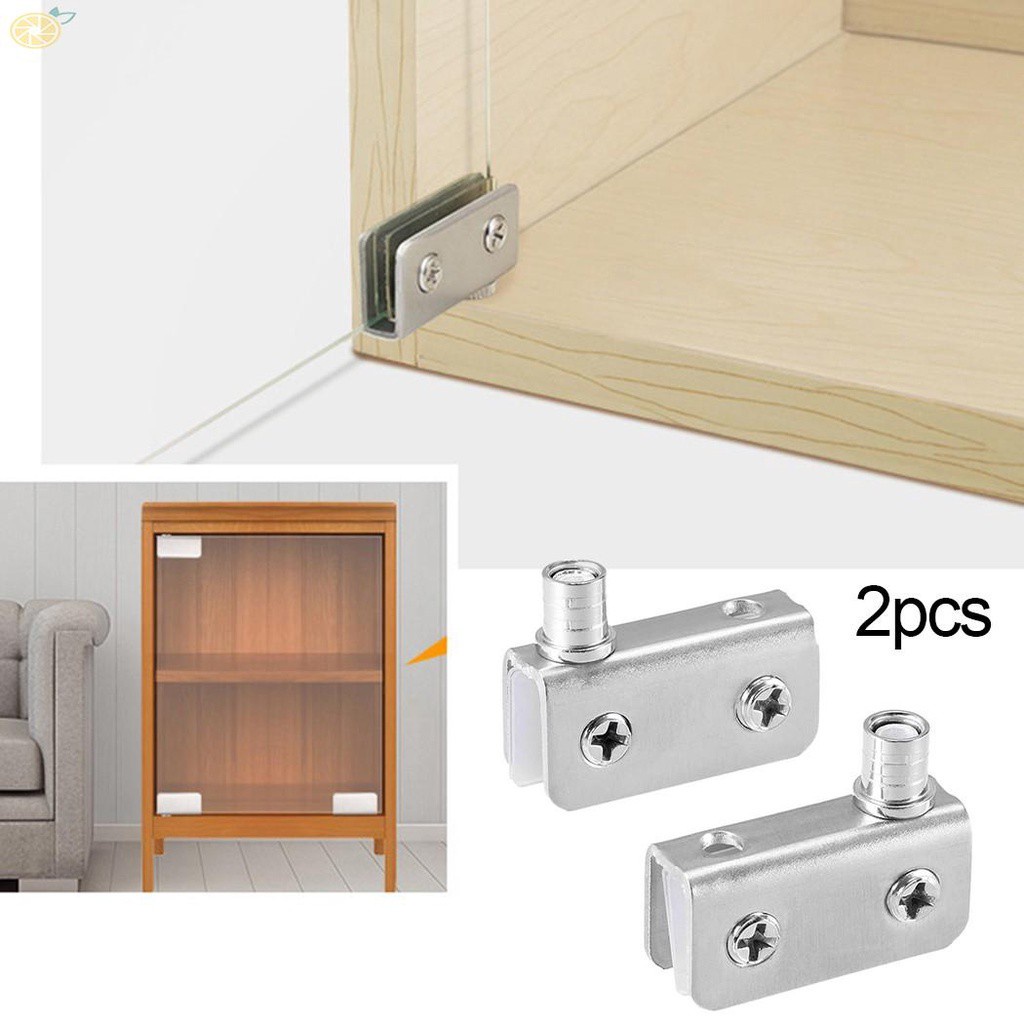 Bộ 2 kẹp bản lề cửa kính 5-8mm có thể điều chỉnh