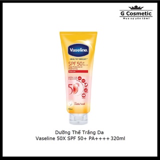 Dưỡng Thể Trắng Da Vaseline 50X SPF 50+ PA++++ 320ml