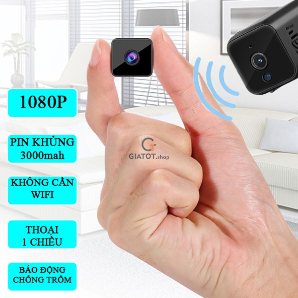 Camera wifi 1080p HK-W2-16,Camera IP Wifi Tenda CP3 Full HD 1080P xoay 360° chính hãng,Thẻ nhớ micro 32Gb EAGET