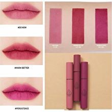 Son kem lì 3CE Velvet Lip Tint  [ BEBEAU ] Son Kem Lì 3CE Mịn Màng Như Nhung 4g Definiton  Bitter Hour Walk n talk | BigBuy360 - bigbuy360.vn