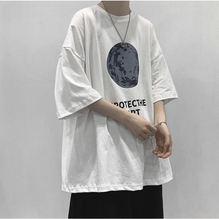 Áo Thun Tay Lỡ Quả Cầu Oversize Nam Form Rộng HM1986 Áo Form Rộng Unisex Cổ Tròn StreetWear Giá Rẻ Hàn Quốc 3197