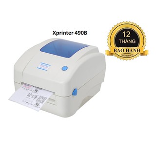 Máy in mã vạch, in tem, in vận đơn tmđt khổ 110mm xprinter xp-490b