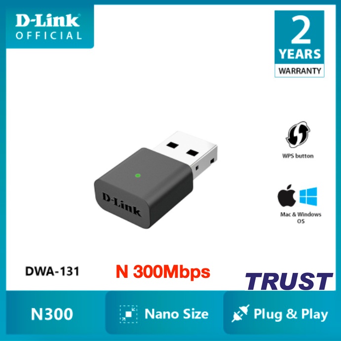N 150Mbps/300Mbps USB Bộ thu WiFi Siêu nhỏ gọn- TL-WN725N / DWA-121 / DWA-131 - Hàng Chính Hãng