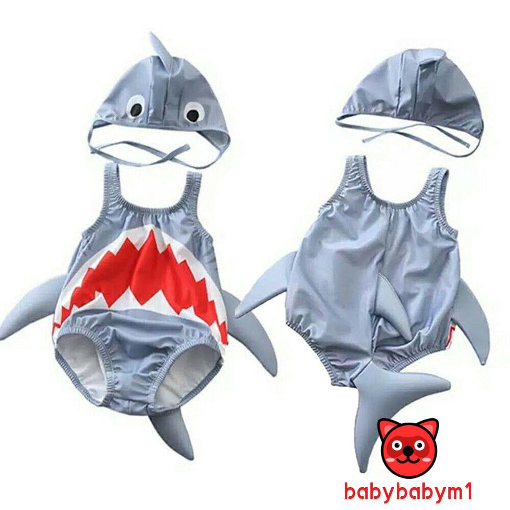 Set đồ bơi hình cá mập dễ thương cho bé