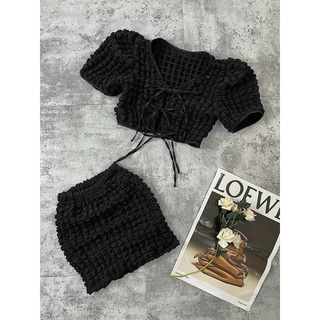 (BIGSIZE) Set váy + chân váy vải xốp
