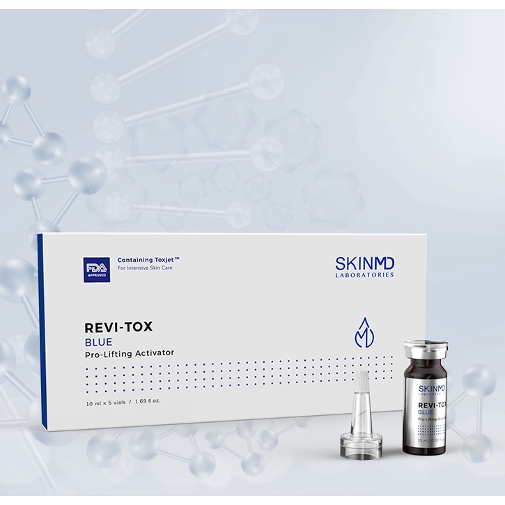 Collagen Copper Tripeptide 1.000pm chăm sóc chuyên sâu Phục hồi độ đàn hồi của da SKINMD LABORATORIES REVI-TOX BLUE