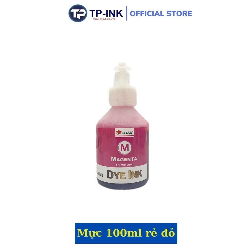 Mực máy in màu cho tất cả các dòng máy in phun dung tích 100ml