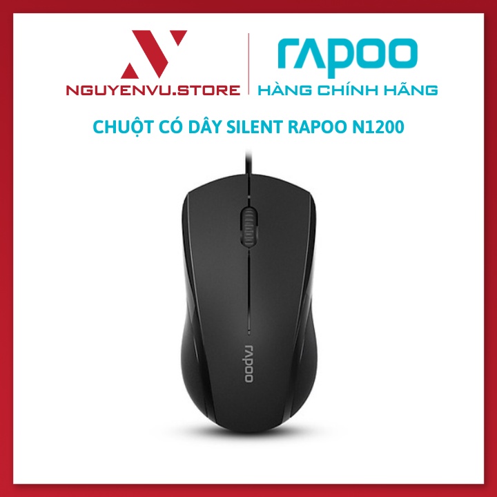 Chuột có dây Silent Rapoo N1200 - Hàng chính hãng