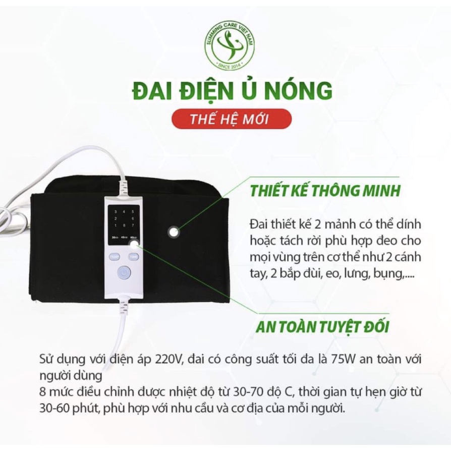 BỘ ĐAI SLIMMING BODY SB-II CẢI TIẾN CHÍNH HÃNG